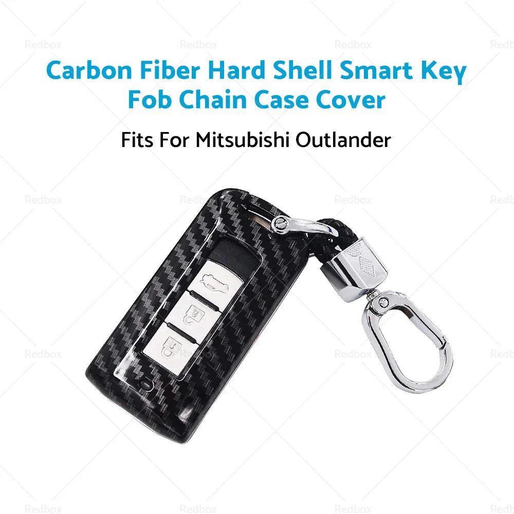 Carbon Fiber Key Fob Cover for Mitsubishi Outlander