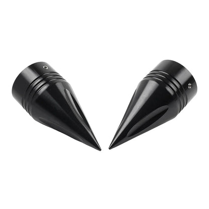 Black Front Axle Cap Nut Cover for Harley Touring Road Street Glide Dyna