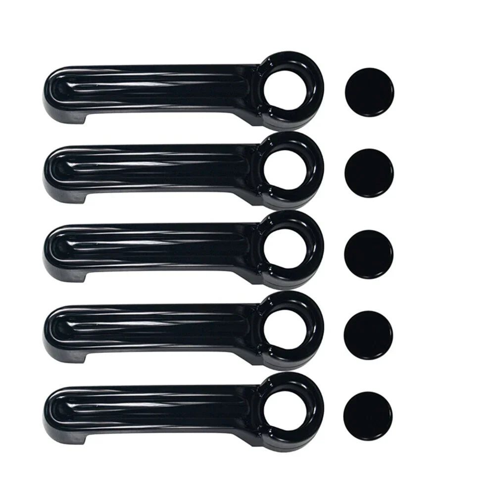 5 x Car Door Handle Cover Molding Trim Accessories for Jeep Wrangler JK (2007-2018)