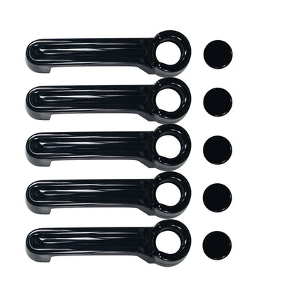 5 x Car Door Handle Cover Molding Trim Accessories for Jeep Wrangler JK (2007-2018)