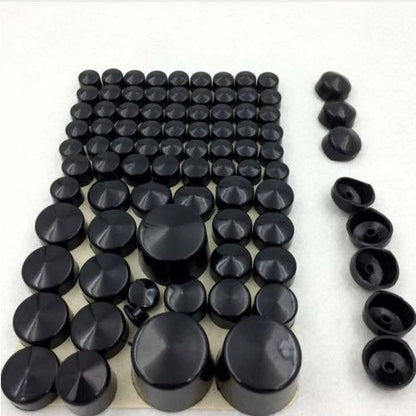 Black ABS Bolt Caps for Harley Softail Twin Cam (1984-2006)