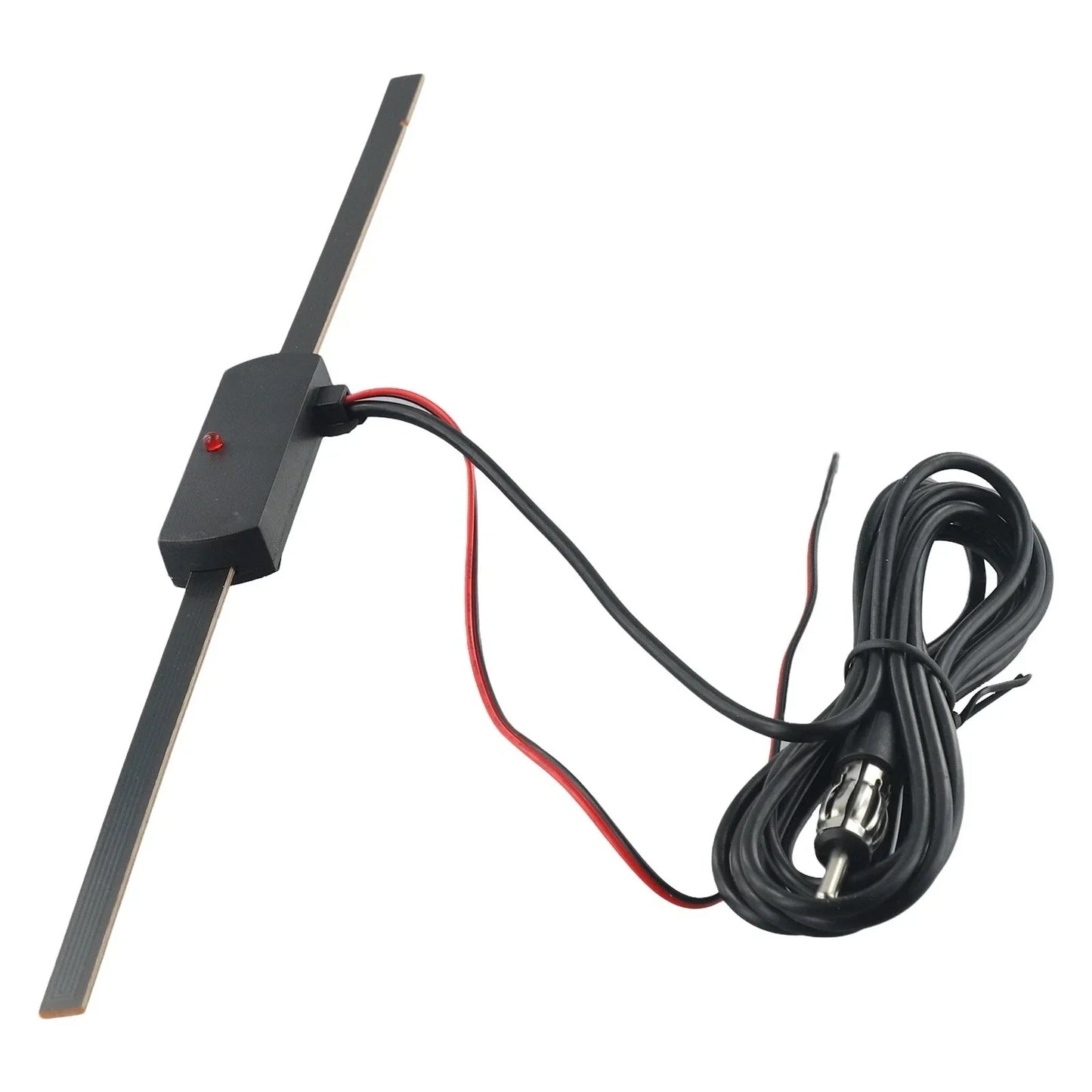 Inline Car Stereo FM/AM Antenna Signal Booster Amplifier