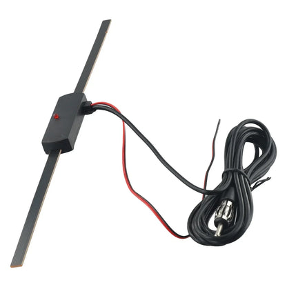 Inline Car Stereo FM/AM Antenna Signal Booster Amplifier
