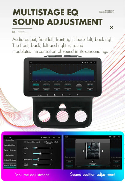 10.33" Android 13 Stereo GPS for RAM 1500 2500 3500 4500 5500 (2013-2018)