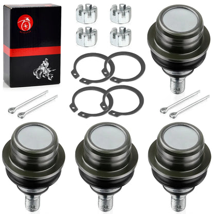 Upper Lower Ball Joints 4 Pack for Suzuki KingQuad 500 LTA500 AXi (2011–2023)