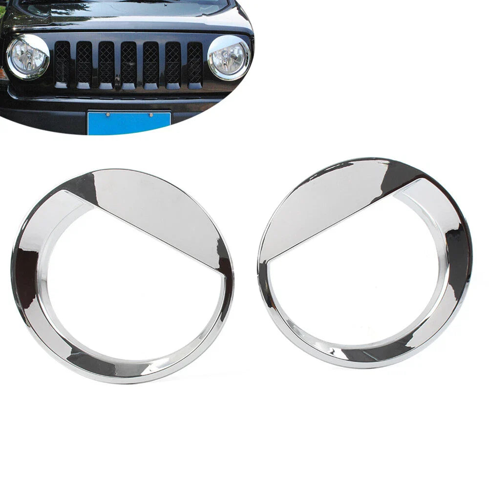 Angry Bird Style Headlight Covers for Jeep Patriot (2011-2017)