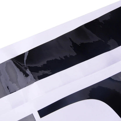 8x Front Upper Bumper Grille Trim Protector Decal for Honda Civic (2016-2020)