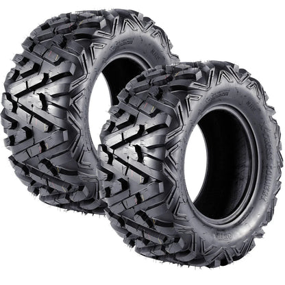 12" 25x10-12 Rear ATV UTV Tire 6-Ply Tubeless for Quad Buggy Go Kart