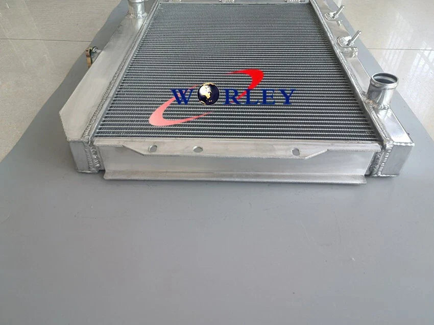 Aluminum Radiator & Fans for AMC AMX Ambassador Gremlin Javelin V8 (58-74)