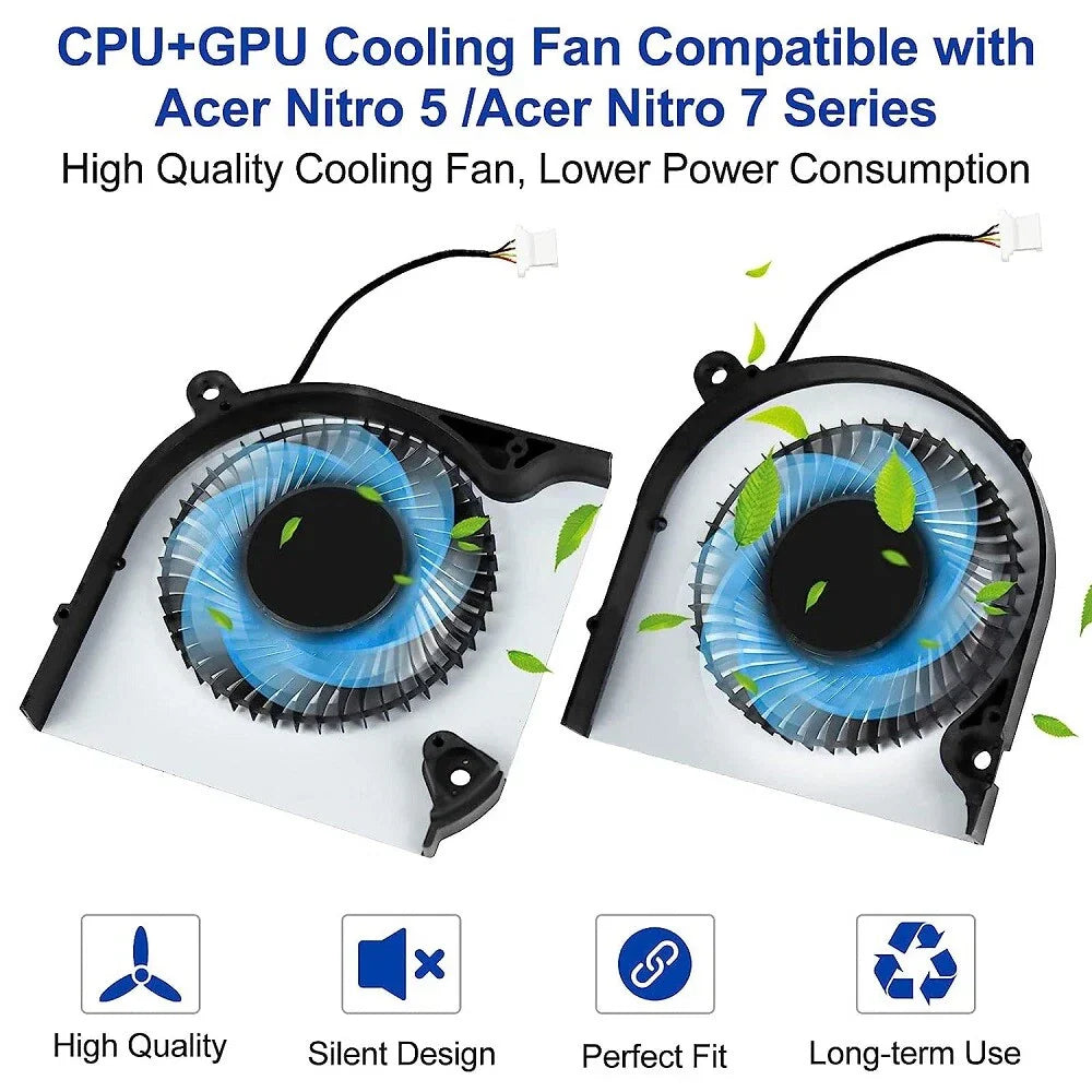 Cooling Fan for Acer Nitro 5 AN515-43 AN515-54 AN517-51 Nitro 7 AN715-51