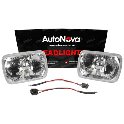 Reflective Lenses 200mm x 142mm Headlight for H4 Conversion + Park