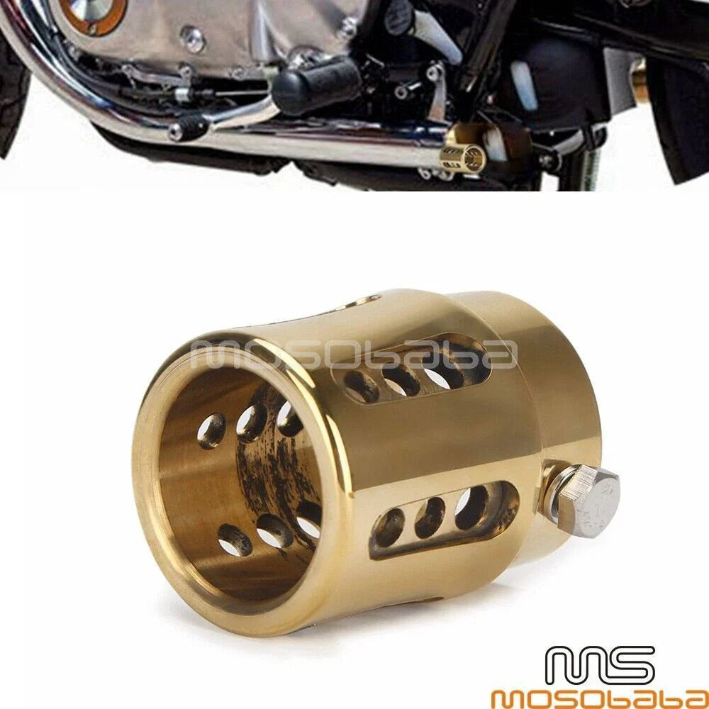 Drilled Exhaust Pipe Tip End Plug 1.75" for Harley Softail Low Rider