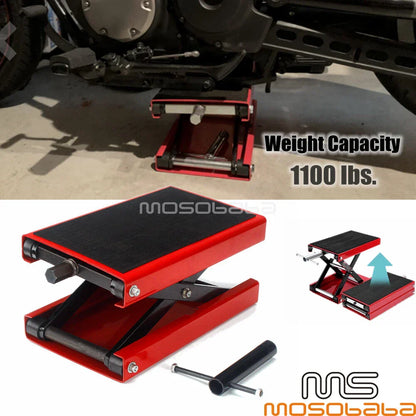 Heavy Duty Steel Repair Lift Stand Jack for Universal Motorcycle (N/A)