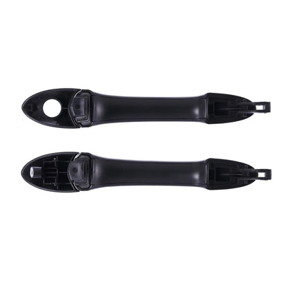 4pc Front/Rear Left & Right Outer Door Handles Blk Hyundai Sonata (2010–2014)