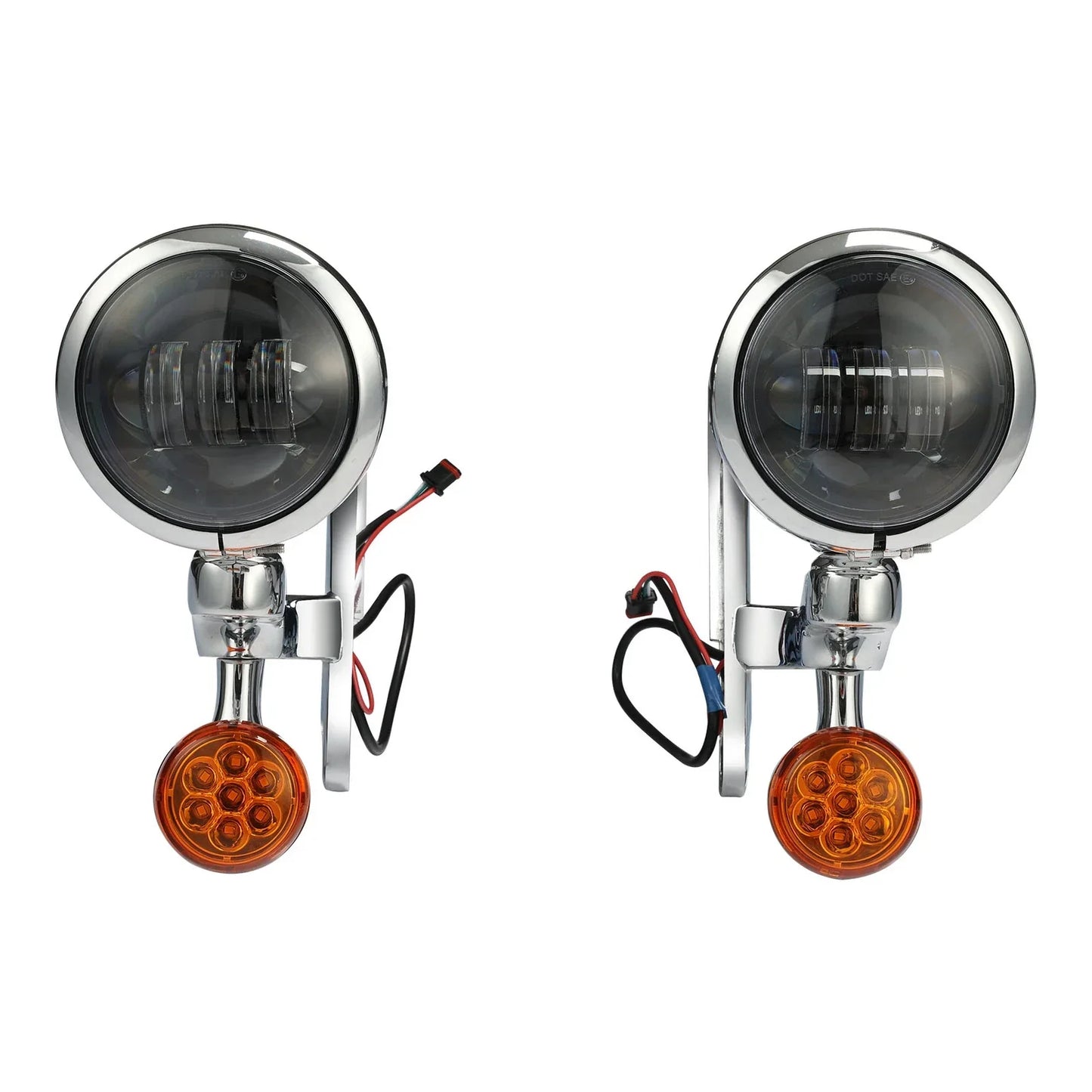Fog Turn Signal Light Brackets for Harley Road Electra Glide (1994-2024)