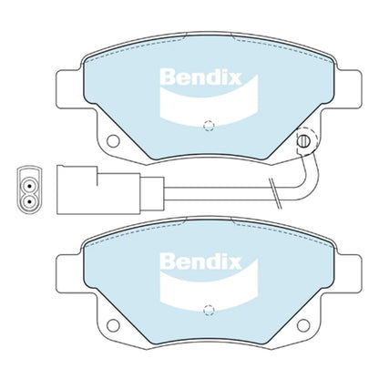 HD Rear Disc Brake Pad Set 2.2L-2.4L for Ford Transit (2006 - 2012)