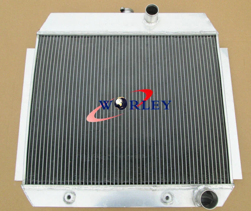 3 Row Aluminum Radiator + Fan for Chevy 1951-1954