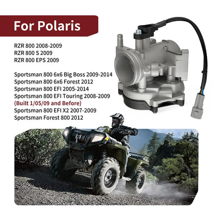 Throttle Body & Intake Manifold for Polaris Sportsman 800 X2 RZR 800 (2005–2014)