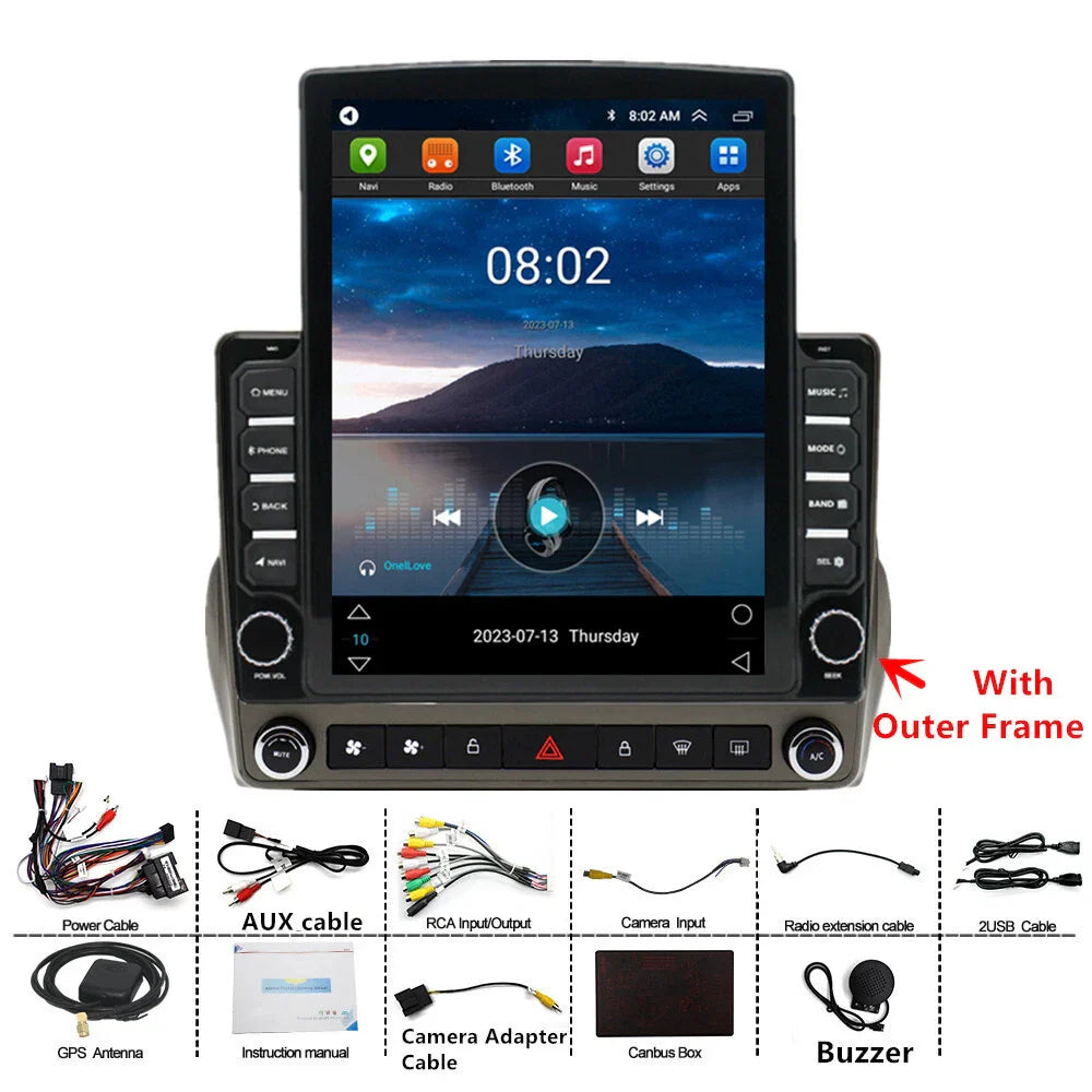 9.7" Vertical Car Stereo Radio Navigation for Chevrolet Camaro (2008-2015)