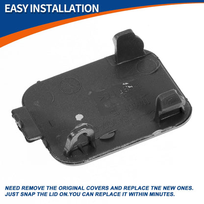 Tow Hook Cover for BMW 528i 535i Gray (2008-2010)