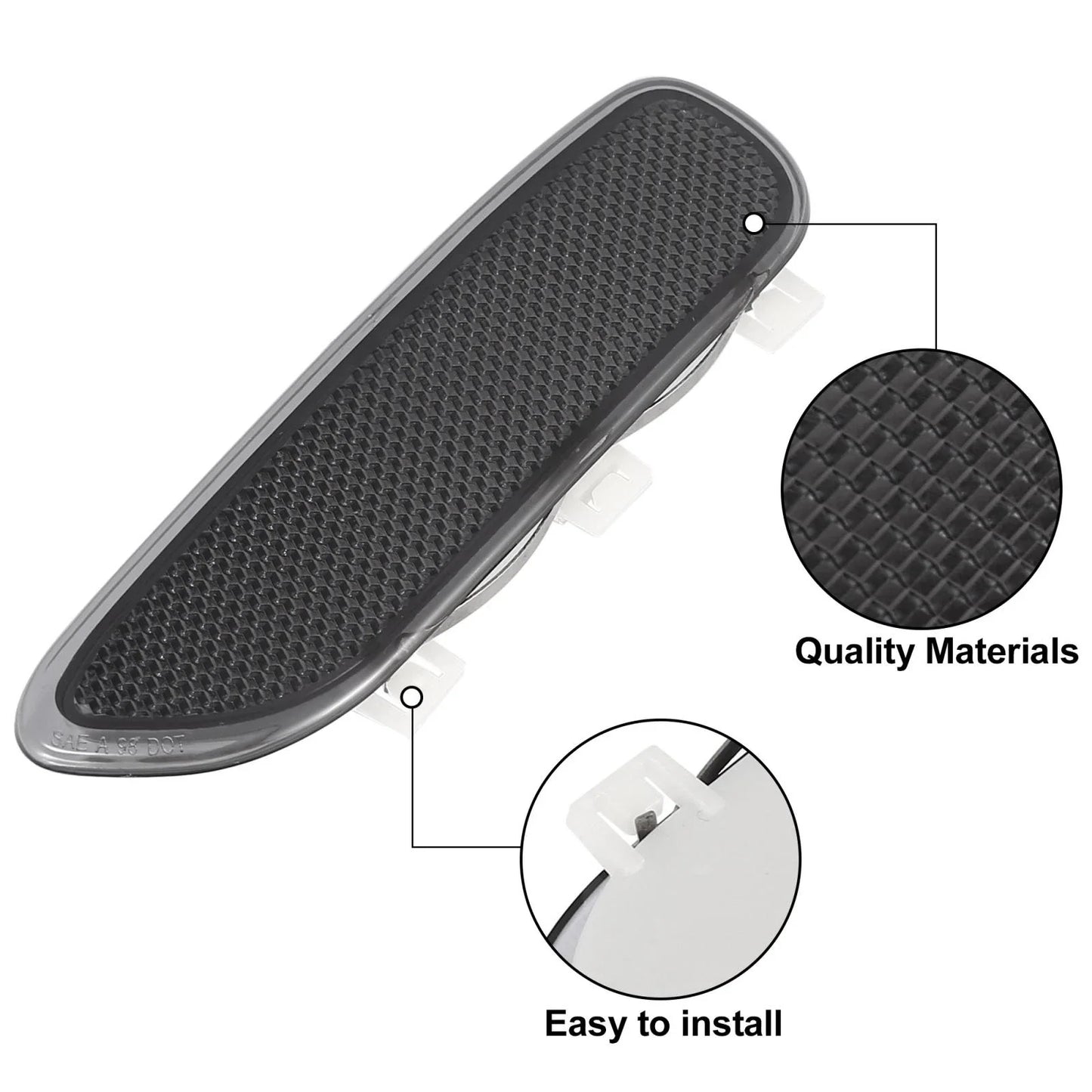 Front Bumper Reflector for BMW E46 325Ci (1998-2006)