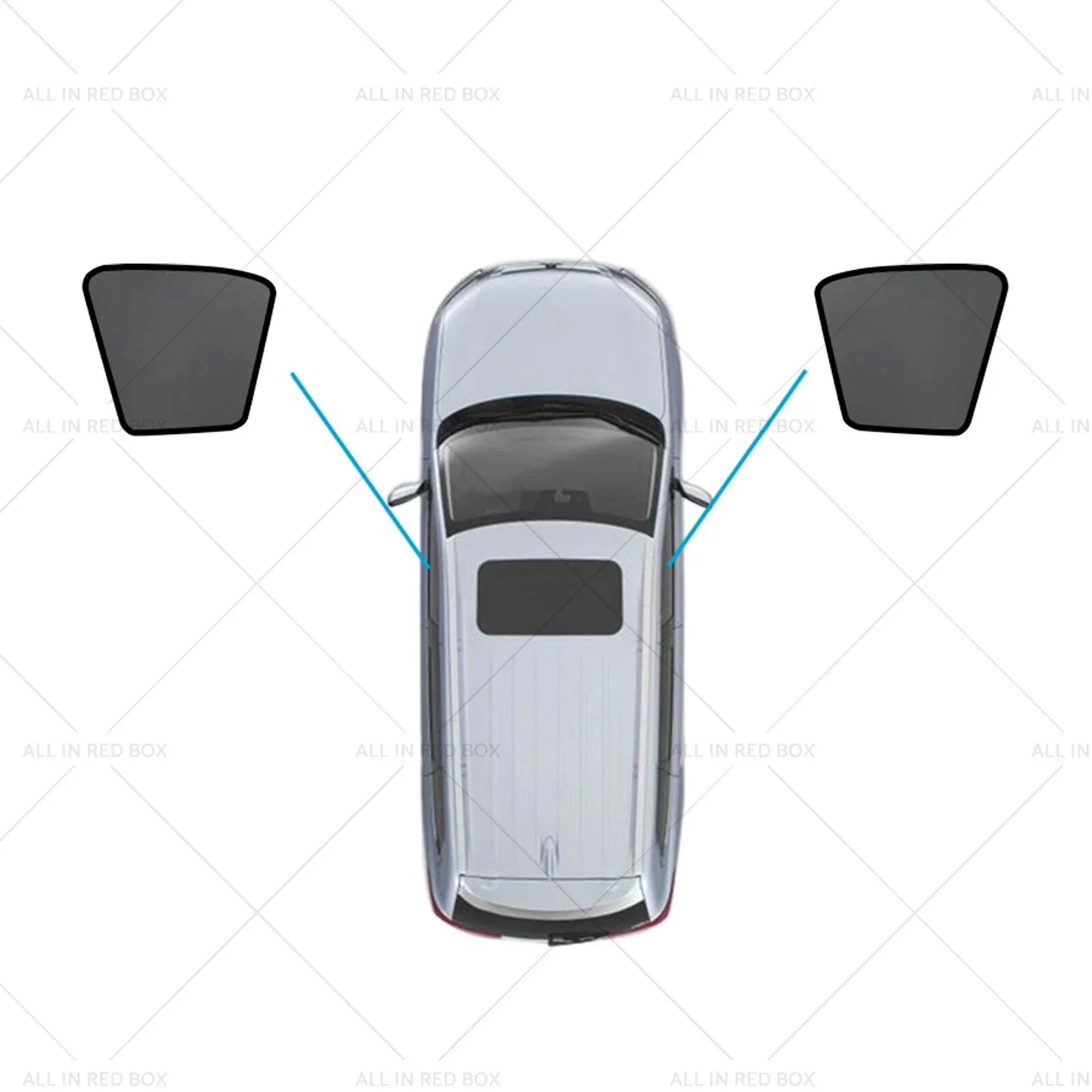 Magnetic Mesh Sun Blind Shades for Toyota Hilux SR5 (2015-2025)