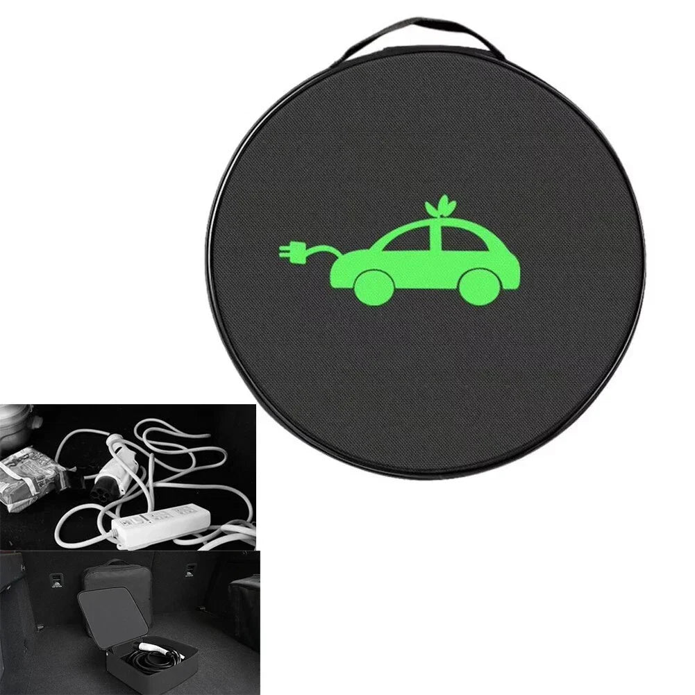 Car Charging Cable Storage Bag for RV and Caravan Accessories