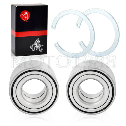 2 x Front Wheel Bearing & Circlip Kit for Honda TRX420 Rancher 4x4 (2014–2024)