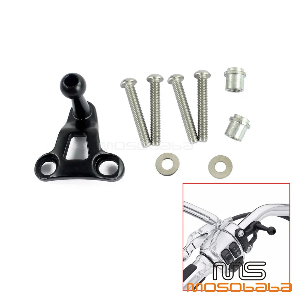 Black Cell Phone Holder Mount for Harley Street Glide ST (2022-2023)