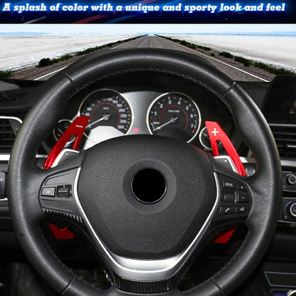 Alloy Steering Wheel Paddle Shifter Extension Cover for BMW 1 2 3 4 5 6 7 Series