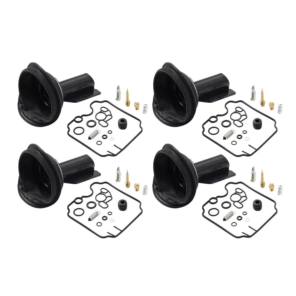 4 x Carburetor Repair Kits for Yamaha FZR1000 EXUP (1989-1995)