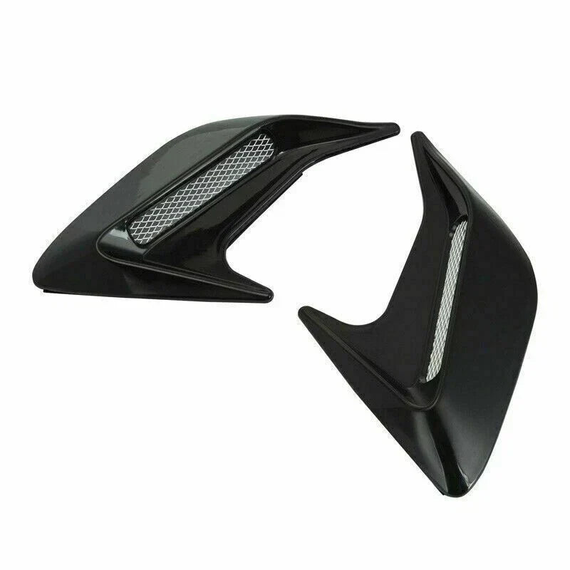 Replacement Fender Part 2 x ABS Vent Black Stickers Tool