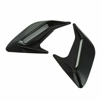 Replacement Fender Part 2 x ABS Vent Black Stickers Tool
