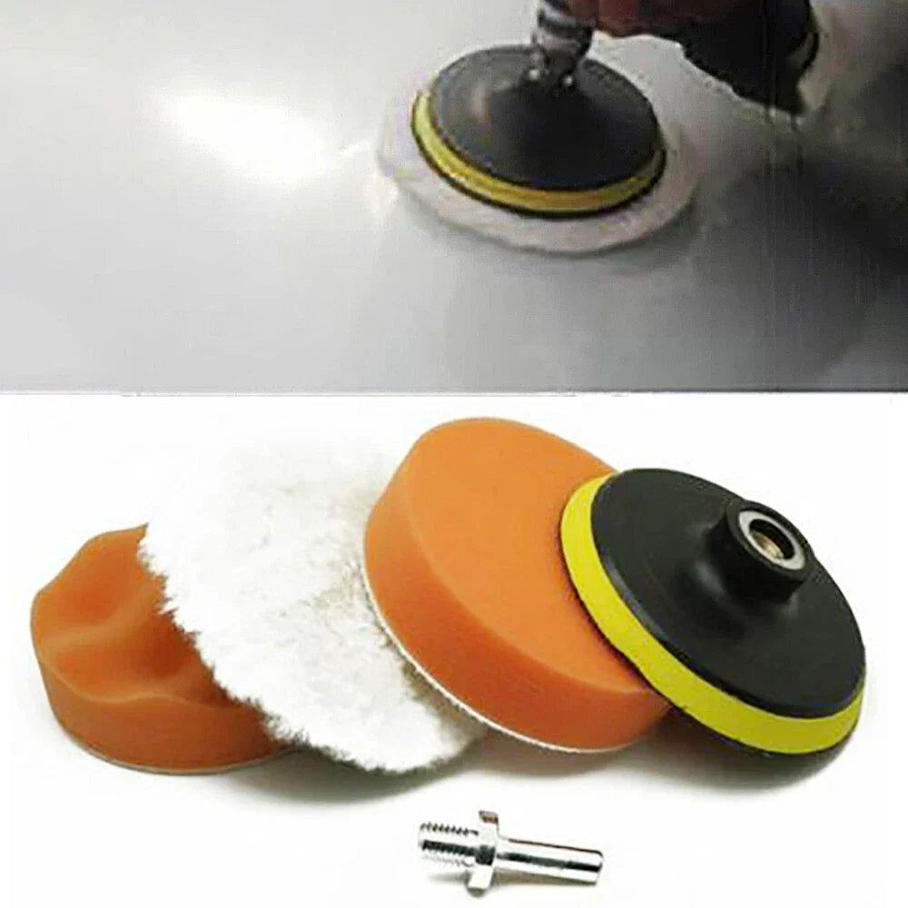 Sponge Buffing Pad Drill Adapter Car Polisher 1 x Gross Polish
