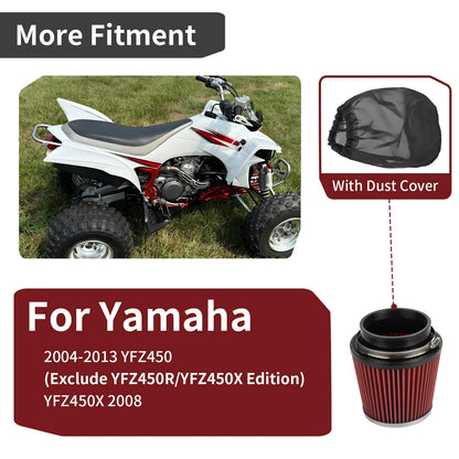 Air Filter Box Cover Seal Hook Bolt Kit for Yamaha YFZ450 (2004–2013)