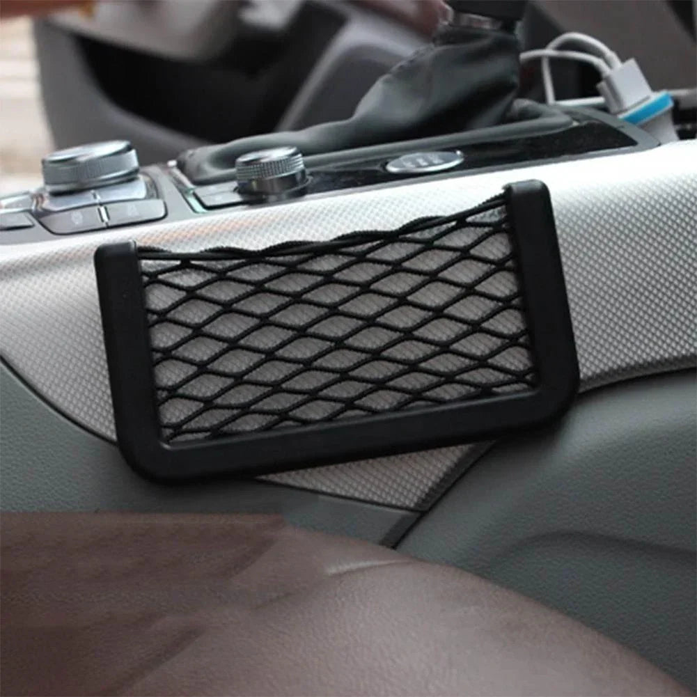Storage Bag Holder for Car Seat Side Mesh Elastic Net