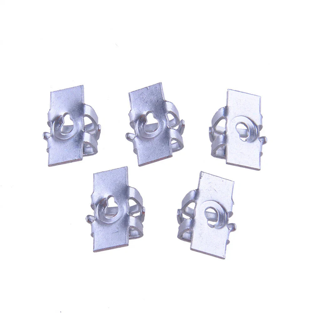 50x Radiator Grille Push Nut Set Silver for GM Trucks C K 1993-2022