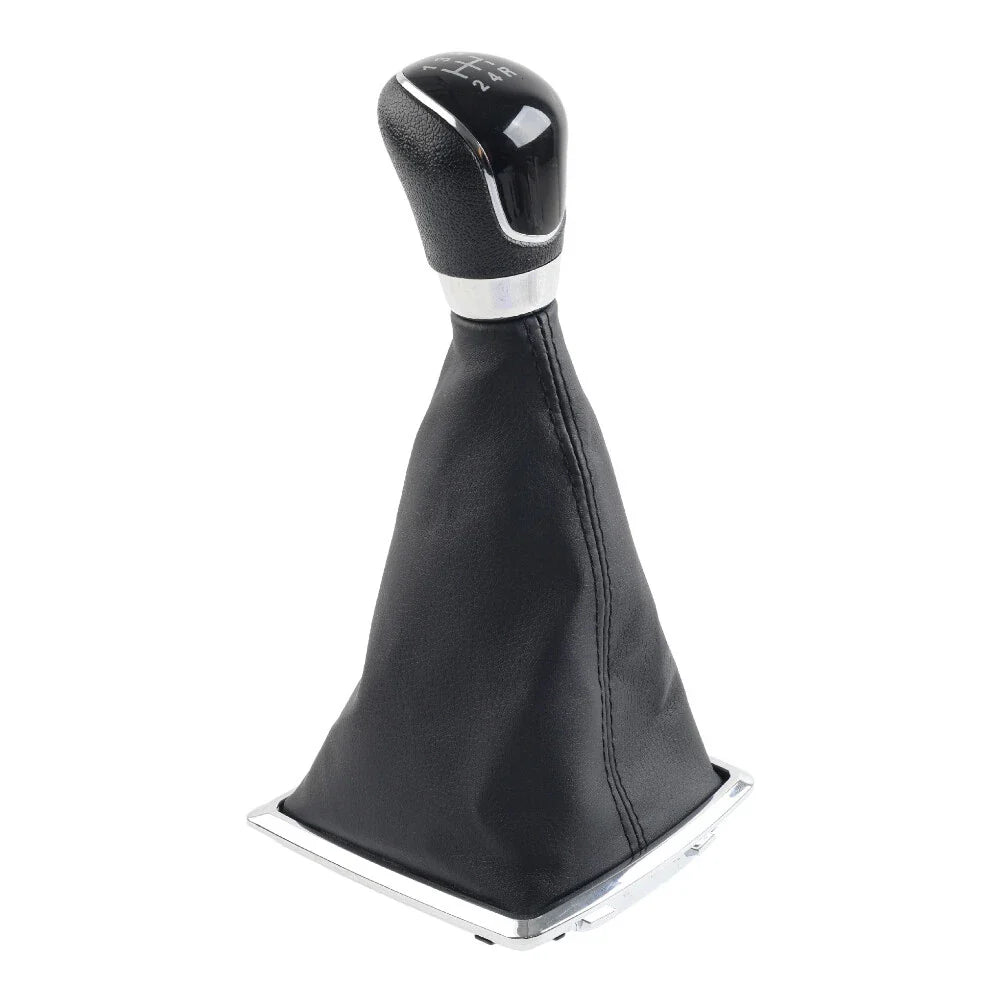 1x Shift Gear Knob 5 Speed Leather Boot for Ford Focus (2005-2012)