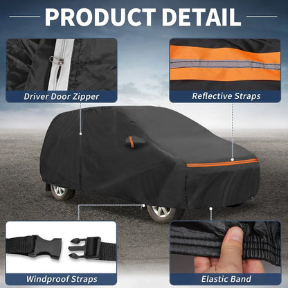 Waterproof PEVA Spunlace Cotton Car Cover for Mercedes-Benz Vito (2003-2014)