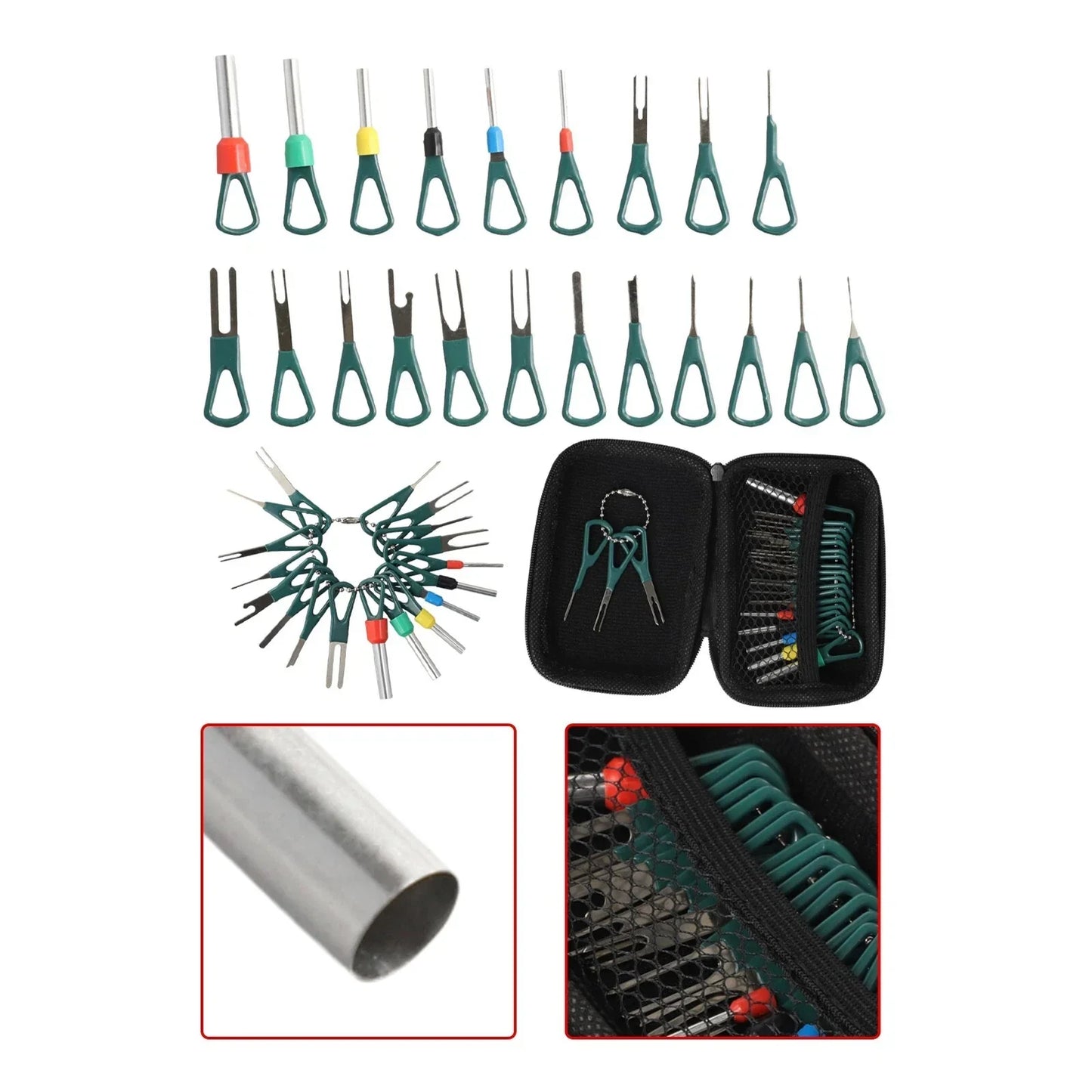 Effortless Wire Connector Pin Release 21PCS Terminal Extraction Tool