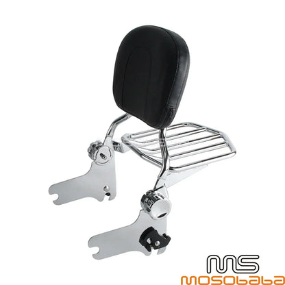 Backrest Sissy Bar & Luggage Rack for Harley Street Glide, Road King (2006-2023)
