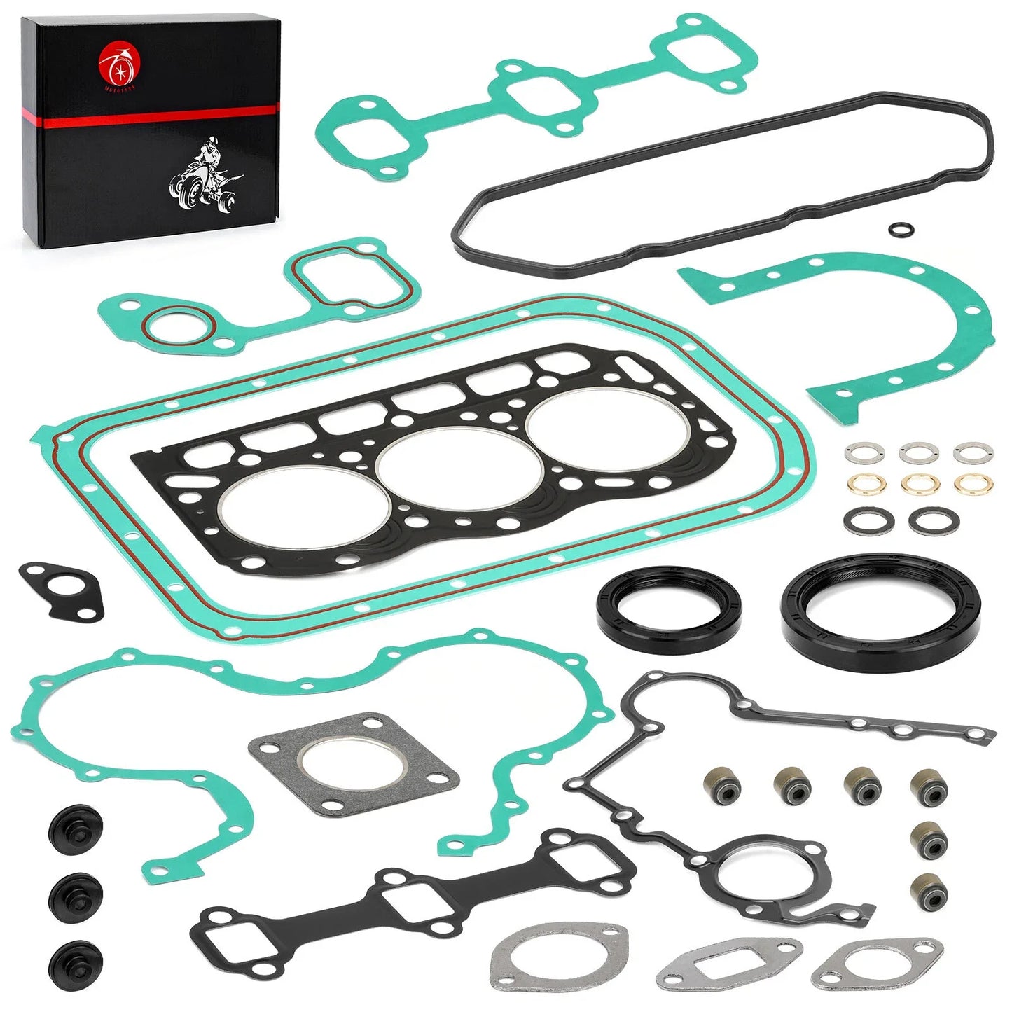 Engine Gasket Set for Kawasaki Mule 2510 3010 4010 Diesel (2000–2013)