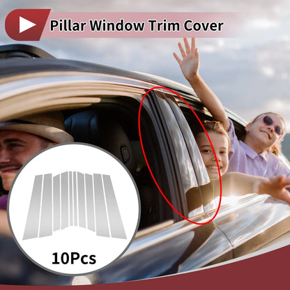 10 x Door Pillar Window Trim for Mercedes-Benz R-Class (2006-2017)