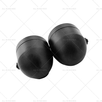 Twin Universal Headlight Dual Lamp for Motorcycle Street Fighter Black