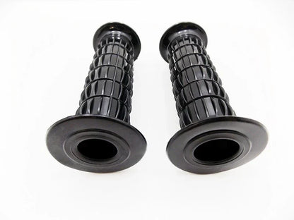 Black Hand Grip Set for Kawasaki H2 Mach IV (1972-1975) - Left & Right Grips