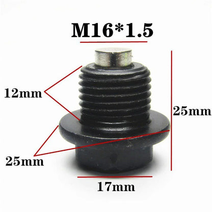 Oil Pan Drain Plug Bolt w/O-Ring for Citroen R19, Peugeot, Renault Megane, Twingo