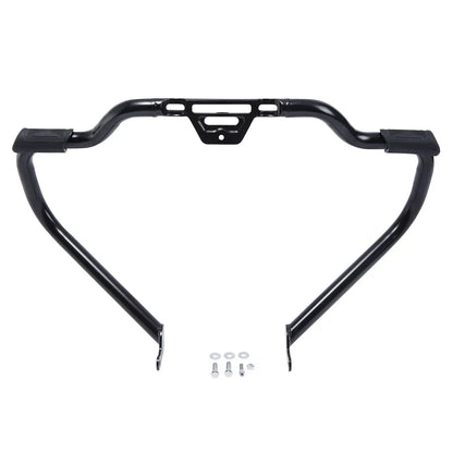 Black Mustache Engine Highway Guard Bar for Harley Softail Fat Boy (2018-2024)