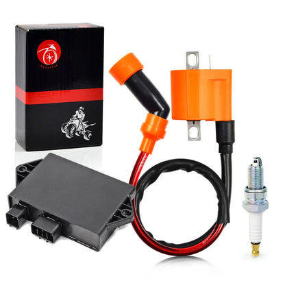 Ignition Coil Spark Plug CDI Box Harness for Yamaha Warrior YFM350X (2002–2004)