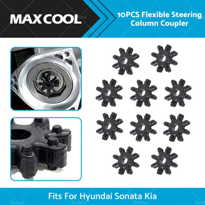 10 x Steering Column Rubber Flex Couplings for Hyundai i30, Sonata, Santa Fe, Kia