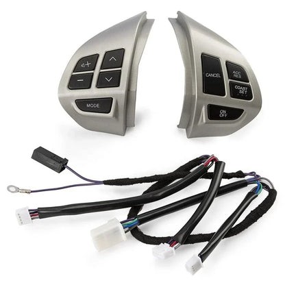 Steering Wheel Switch Buttons Silver for Mitsubishi Outlander ASX (2010-2023)
